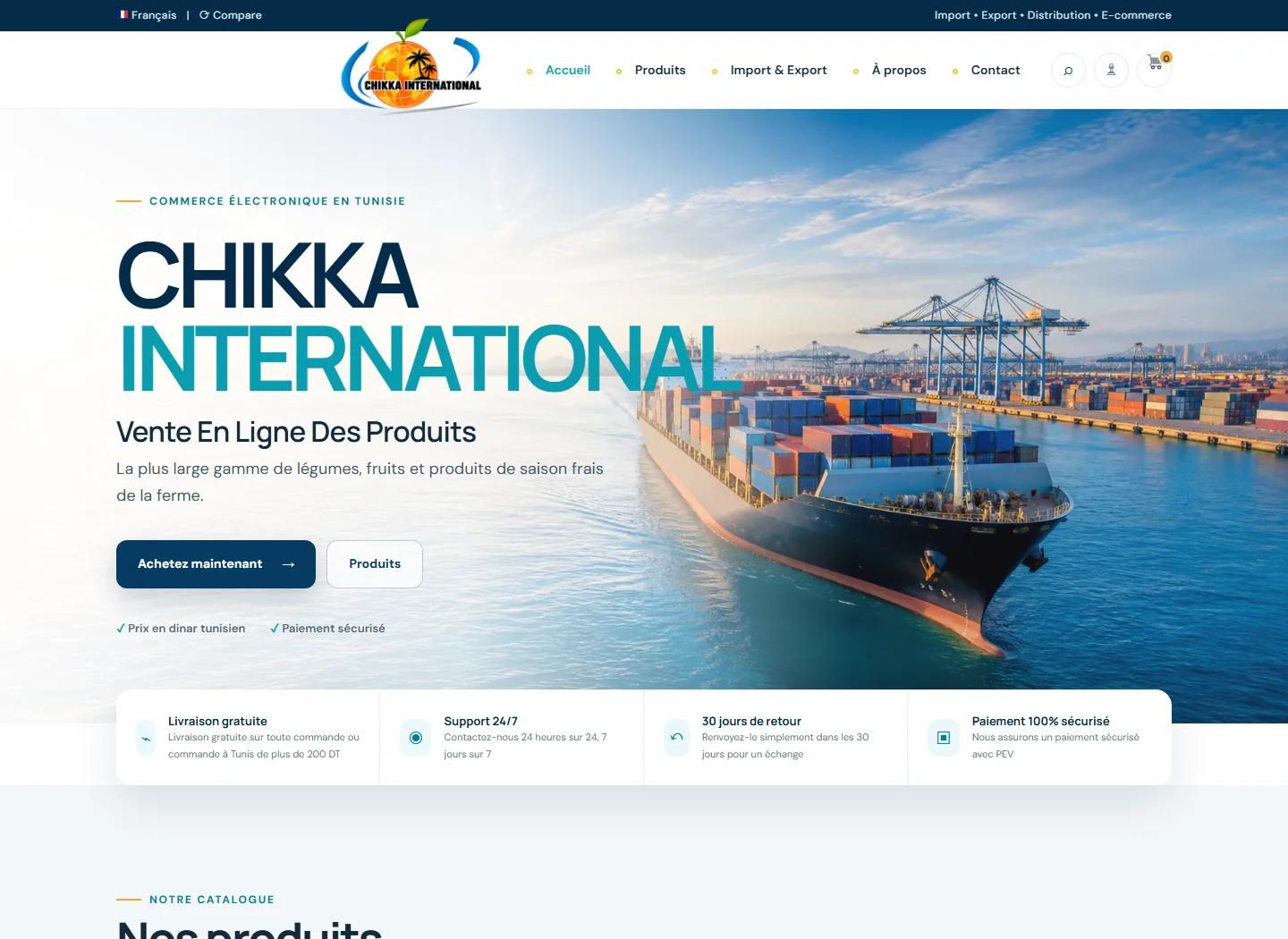 معاينة الموقع: Chikka International