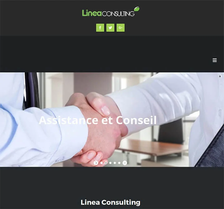 Website preview: Linea Consulting