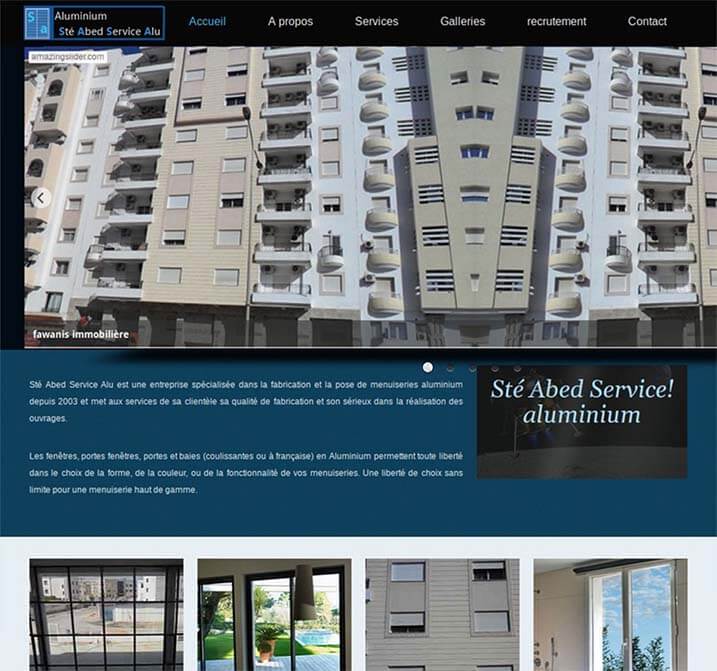 Website preview: Société Abed Services